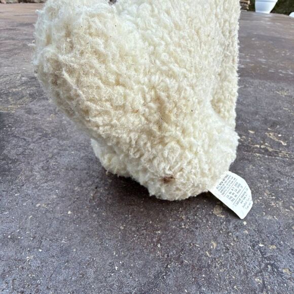 Vintage Dollcraft industries lamb sheep stuffed animal plush wind up musical - Picture 5 of 10